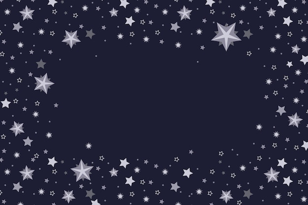 Free vector silver stars background