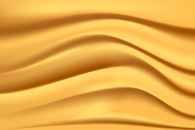 Free vector realistic gold silk background
