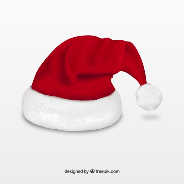 Реалистичная шляпу Санта-Клауса