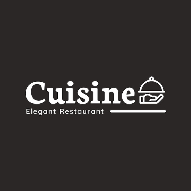 Бесплатное векторное изображение Ресторан логотип шаблон