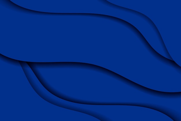 Бесплатное векторное изображение Вектор абстрактные волнистые с рисунком синий фон