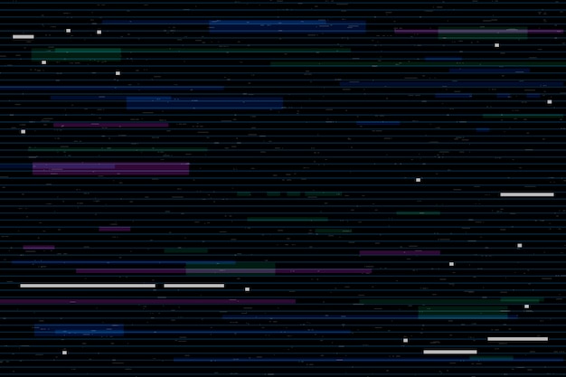 Free vector vhs effect background