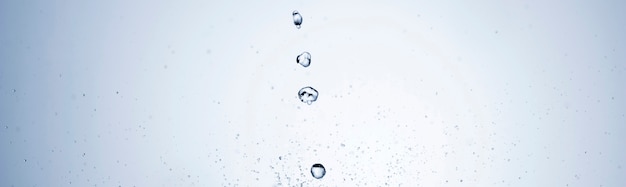 Free photo water drops on white background