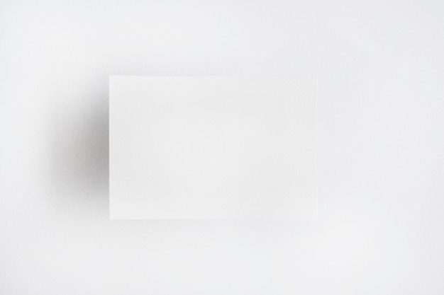 White blank paper isolated over plain background