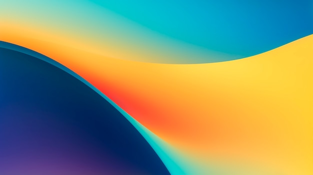 Free photo abstract 2d colorful wallpaper with grainy gradients