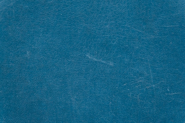 Free photo aged blue leather textured background