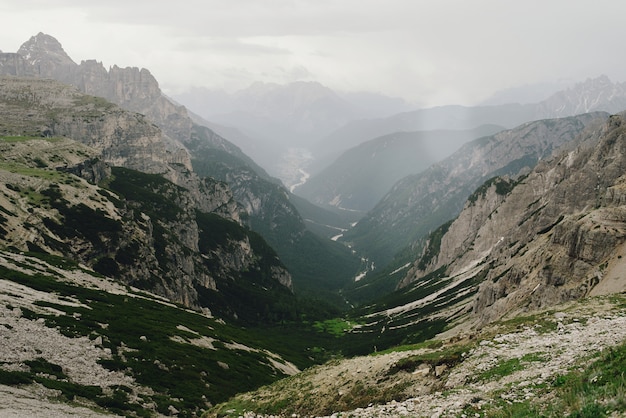 Бесплатное фото Красивые пейзажи итальянских доломитов
