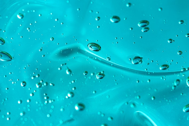 Бесплатное фото Синяя гигиеническая чистая гелевая текстура