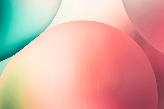 Free photo bright colorful bubbles in abstraction