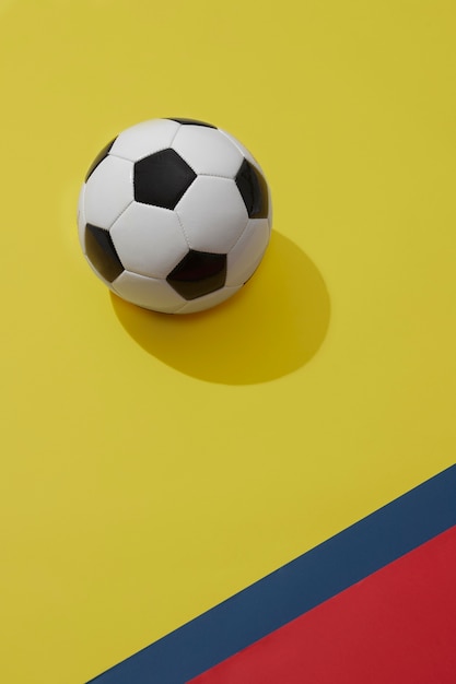 Бесплатное фото Концепция сборной колумбии по футболу