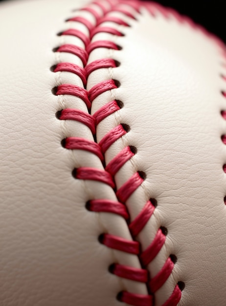 Free photo close-up of baseball ball