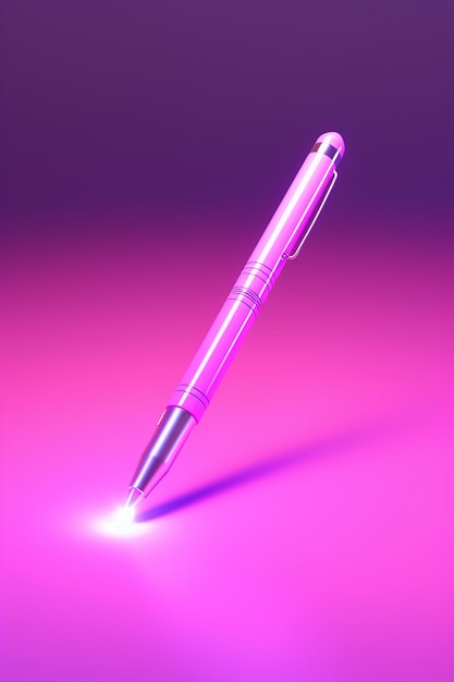 무료 사진 분홍색 펜에 가까이
