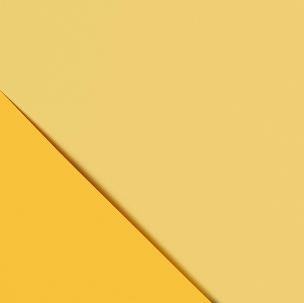 Бесплатное фото Различные оттенки желтой бумаги