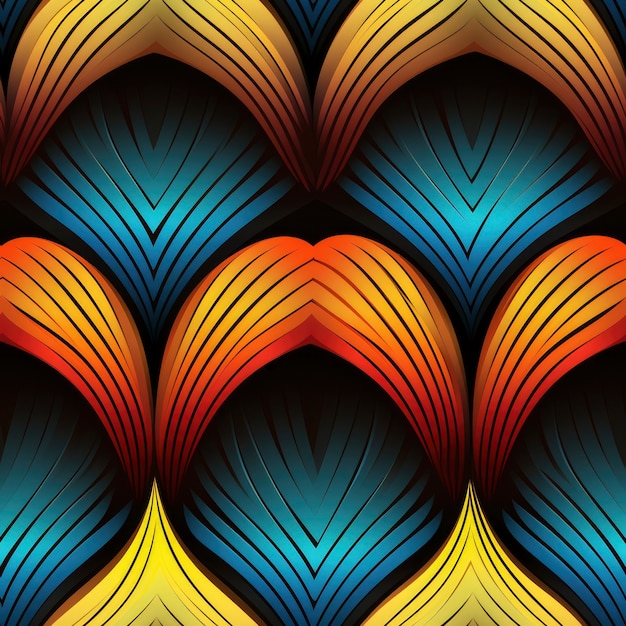 Free photo geometric seamless pattern
