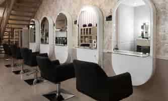 Free photo interior of latino hair salon