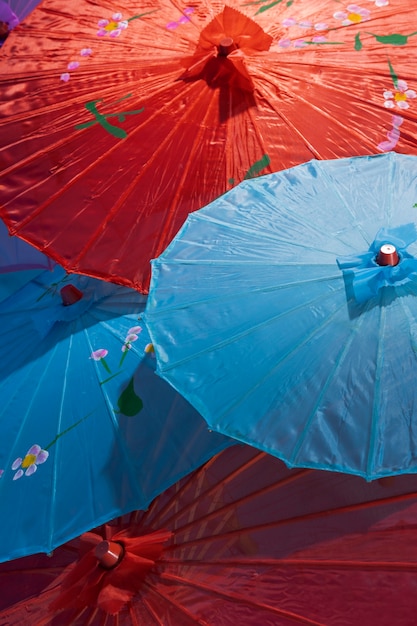 Бесплатное фото Японский зонтик вагаса фон