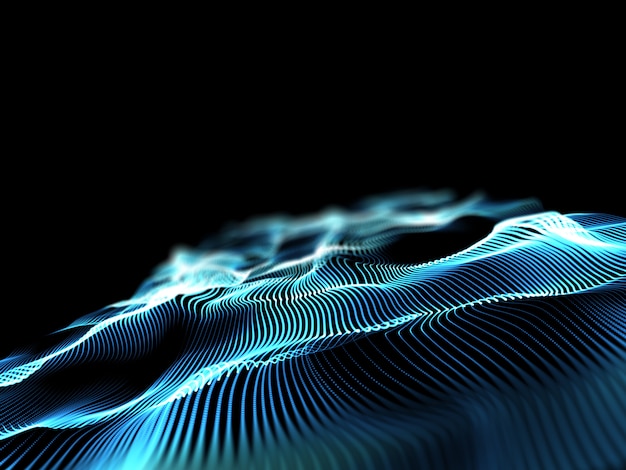 Бесплатное фото Современная частица фон с абстрактными точками