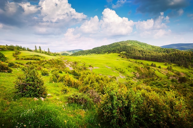 Бесплатное фото Горная долина в пиренеях