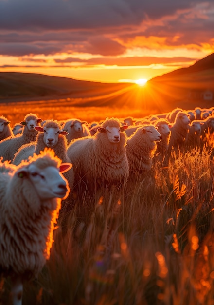 Фотореалистичная овцеводческая ферма