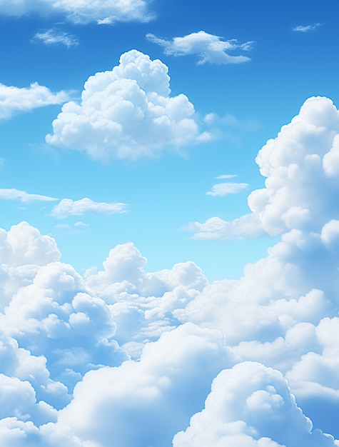 Free photo photorealistic style clouds