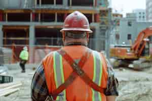 Free photo portrait of person working in the construction field