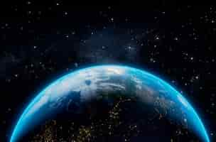 Free photo planet earth background