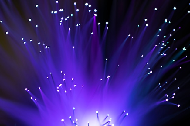 Free photo purple fiber optics lights abstract background