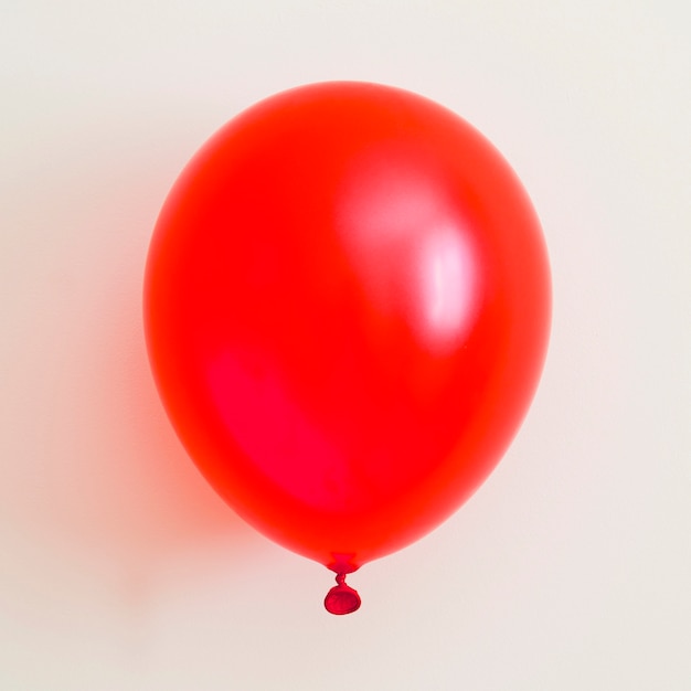 Free photo red balloon on white background