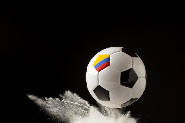 Бесплатное фото Натюрморт сборной колумбии по футболу