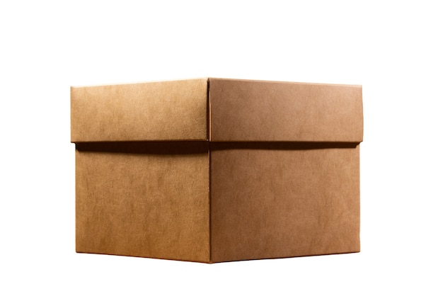 Бесплатный PSD Упаковка картонной коробки