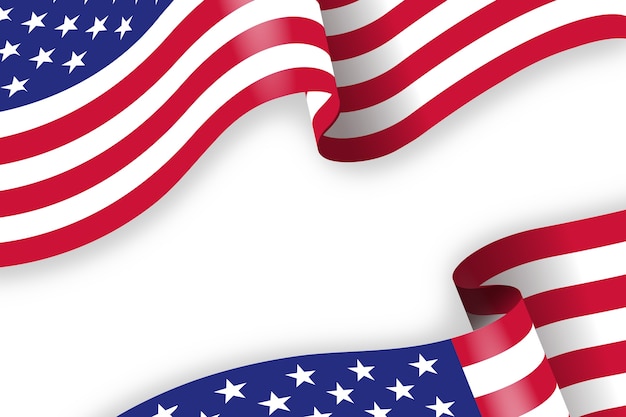 무료 PSD 미국 국기