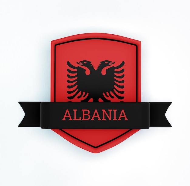 Бесплатный PSD Значок албании