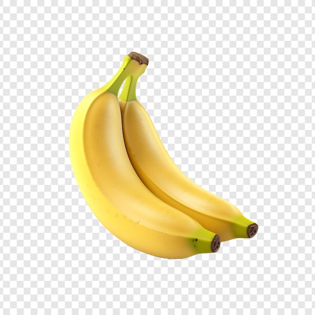 Free PSD banana isolated on transparent background