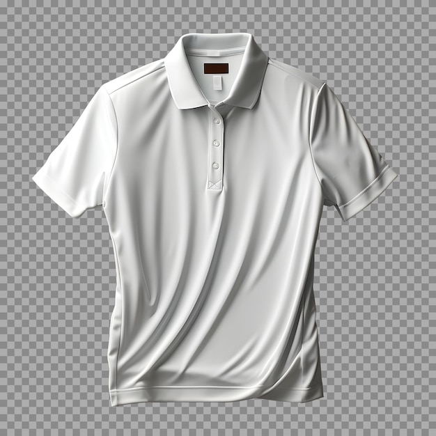 Free PSD blank white polo shirt isolated on background