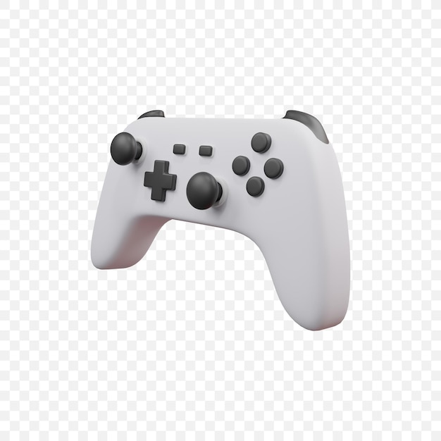 Free PSD gamepad game controller icon isolated 3d render illustration