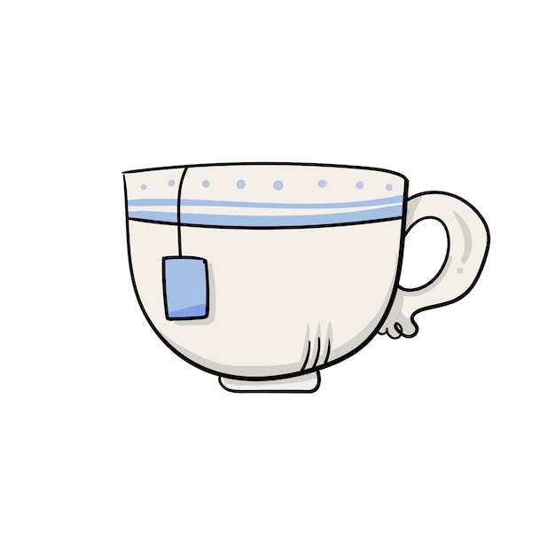 Free PSD hand drawn beverage isolated