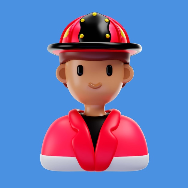 Бесплатный PSD празднование дня труда с иконой пожарного