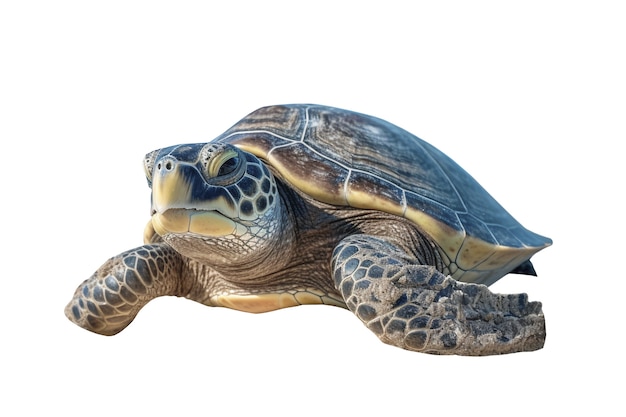 Free PSD marvelous turtle swimming