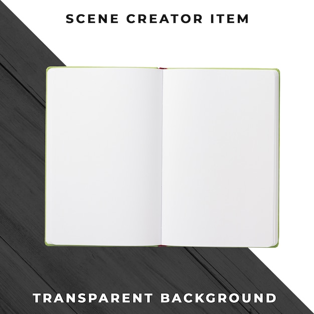 Free PSD notebook object transparent psd