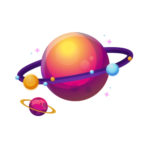 Free PSD space elements including  planets