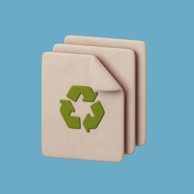 Free PSD recycling icon design
