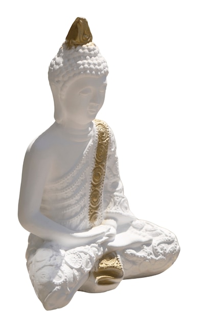 Бесплатный PSD Вид на фигурку будды