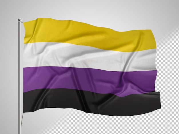 Kostenlose PSD flagge der asexuellen union