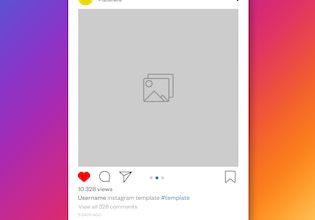 Instagram post vorlage
