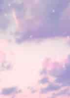 Photo gratuite nuage d'étincelle image violet pastel
