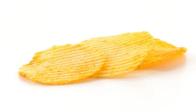 Photo gratuite calories ripple chip fried patato