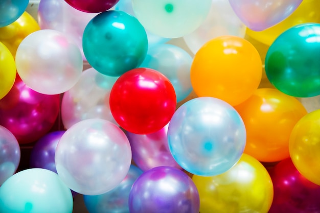 Photo gratuite concept de fête festive ballons colorés
