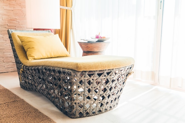 Photo gratuite confort décoration maison oreiller canapé