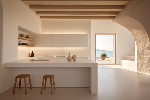 Design d'intérieur de cuisine minimaliste