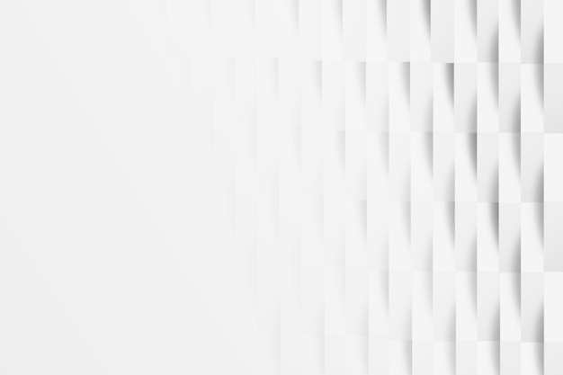 Photo gratuite fond de style papier blanc 3d moderne